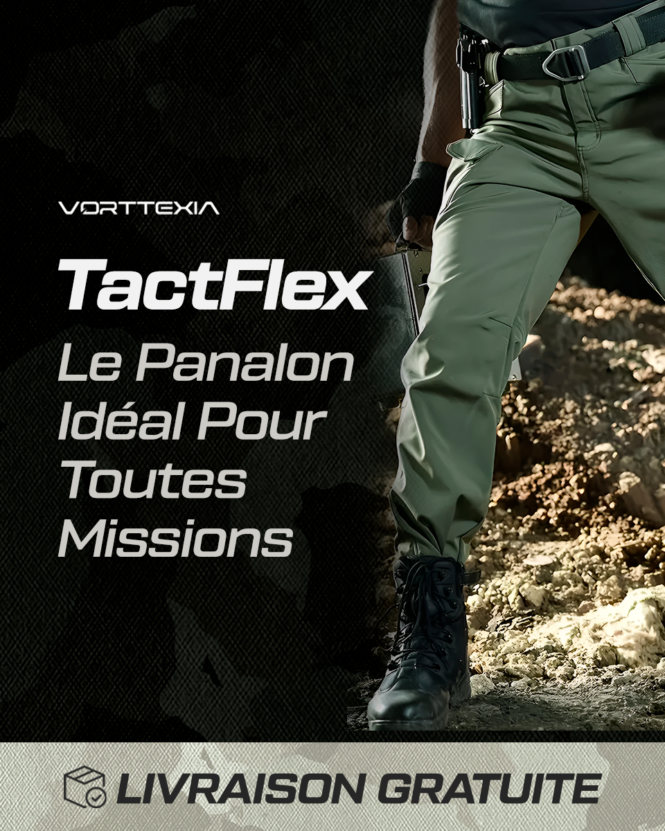 TactFlex™ - Pantalon Cargo Tactique Multifonctionnel