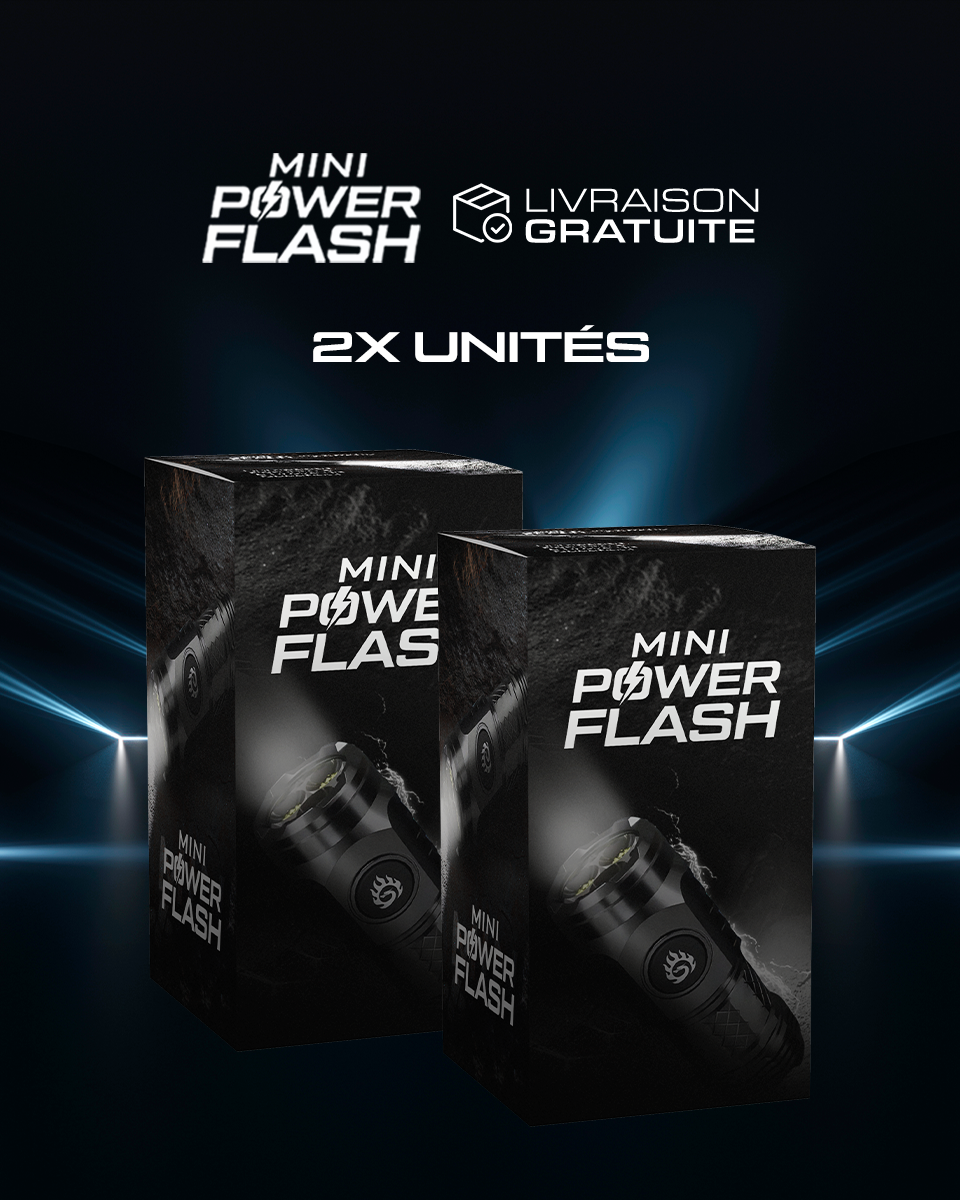 Mini Power Flash - Mini Lampe Torche Tactique Portable Indestructible