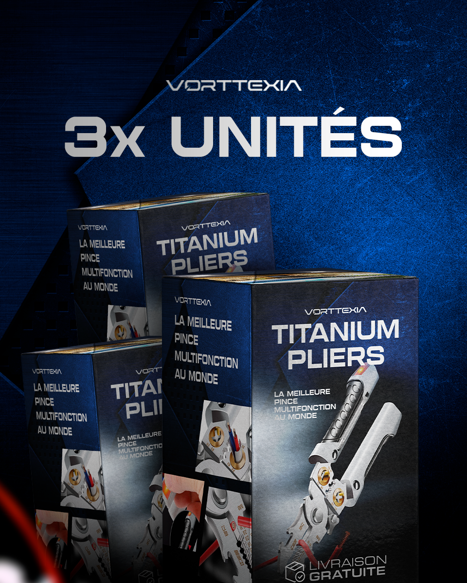 Titanium Pliers - Pince multifonction pour réparations électriques