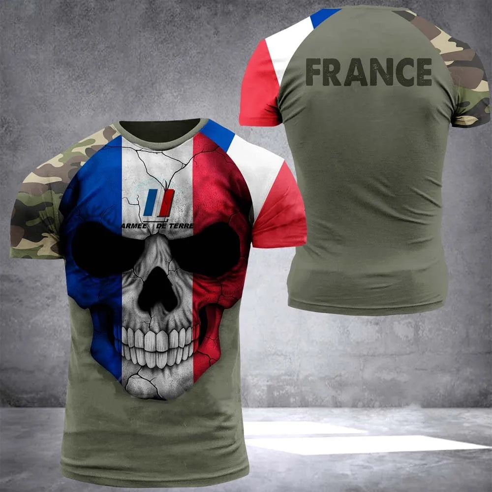 T-shirt tactique Français - Pour Ceux qui Défendent des Valeurs Inébranlables !