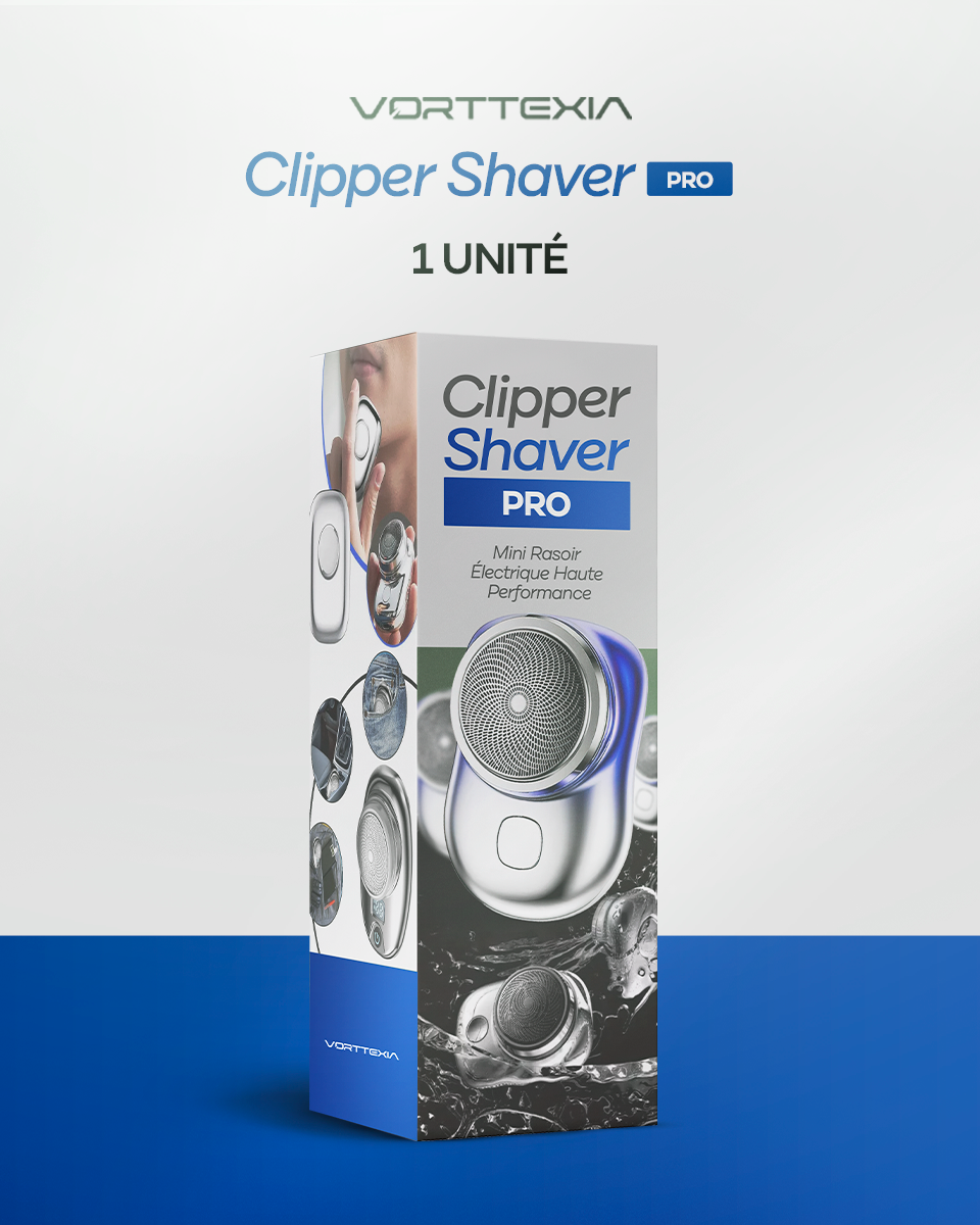 Clipper Shaver PRO - Super Rasoir Électrique Portable