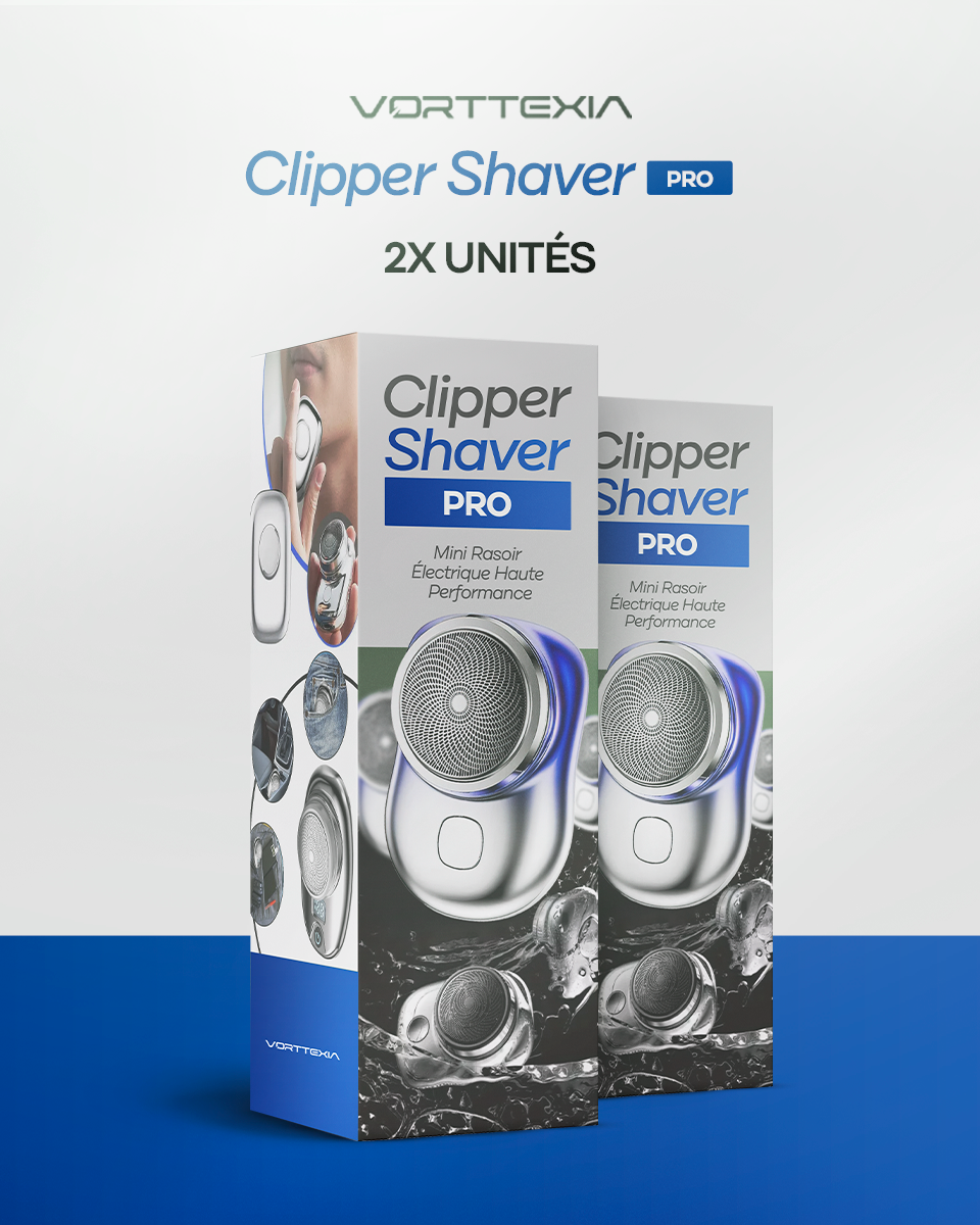 Clipper Shaver PRO - Super Rasoir Électrique Portable