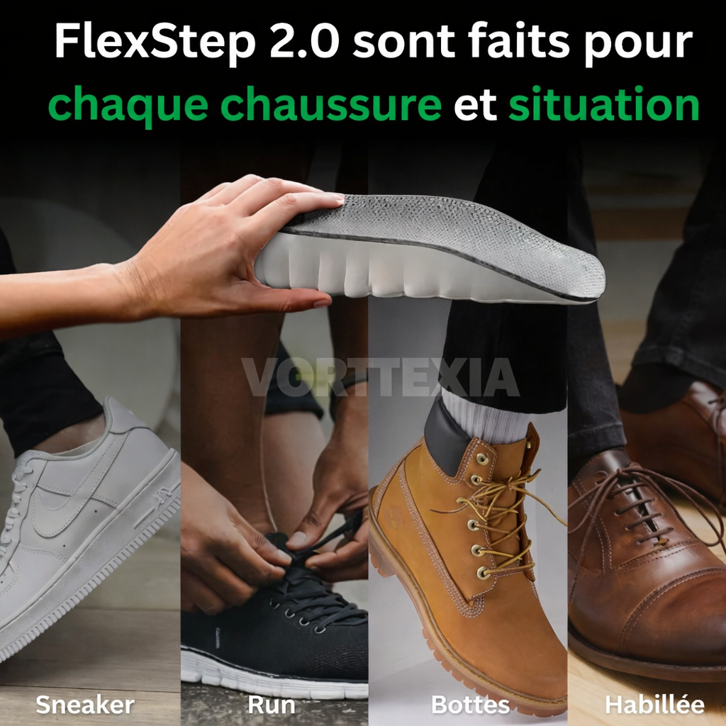FlexStep 2.0 - Semelles Orthopediques Grandissantes