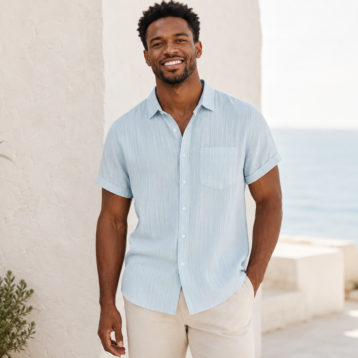 Chemise homme Onde Claire