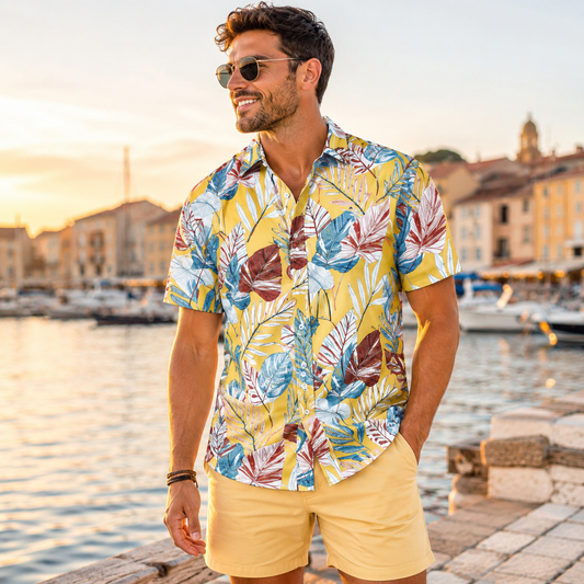 Chemise hawaïenne homme Soleil des Îles
