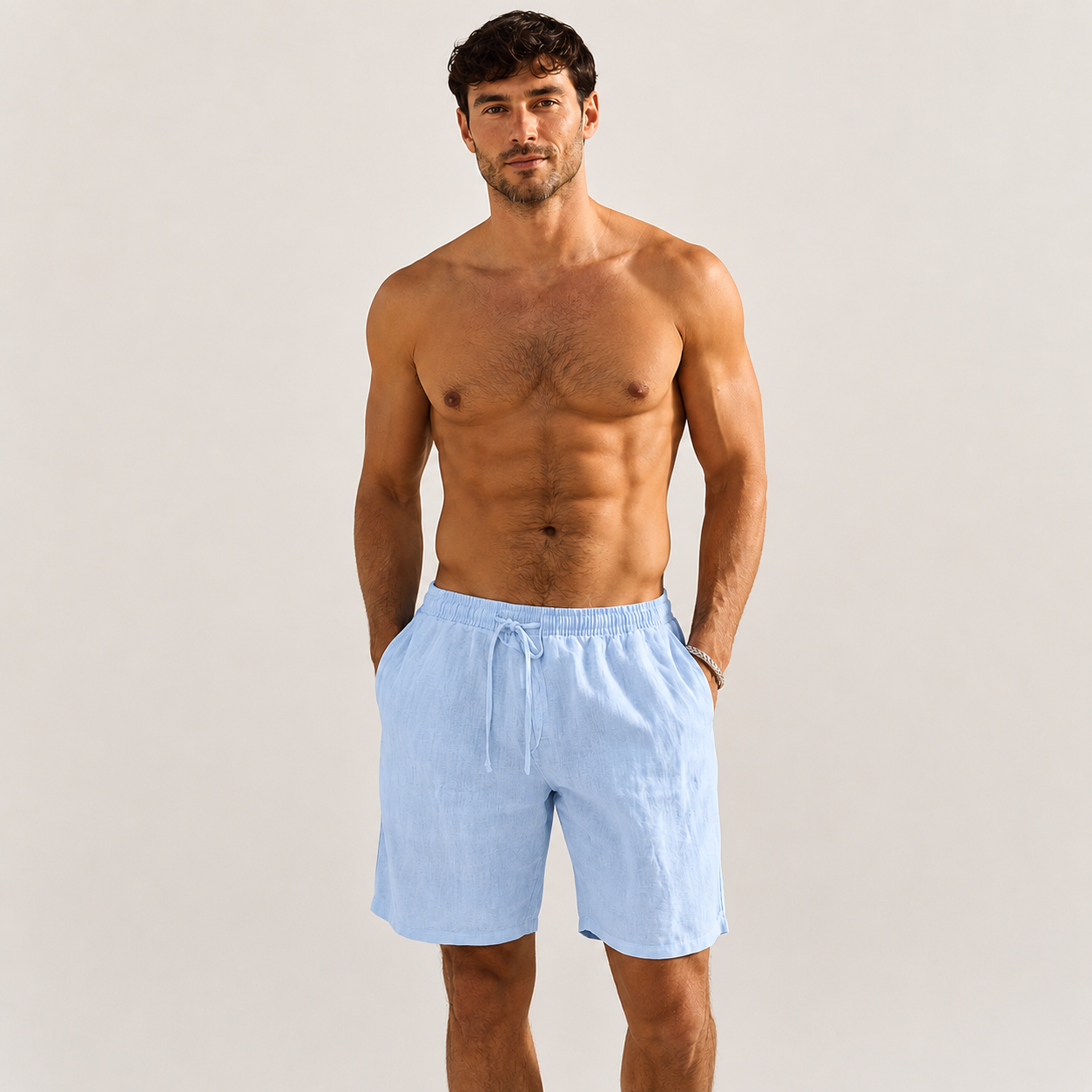 Short en lin homme Côte Sereine