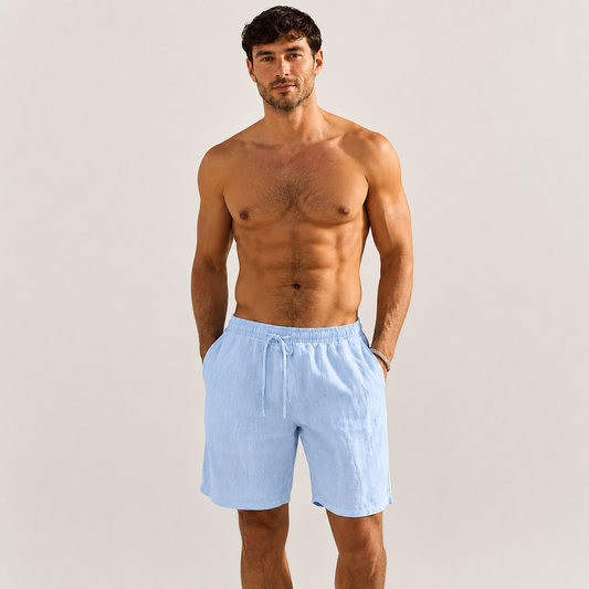 Short en lin homme Côte Sereine