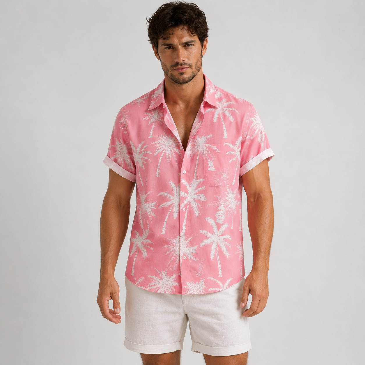 Chemise hawaïenne homme Île Dorée