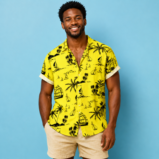 Chemise hawaïenne homme Voile du Sud