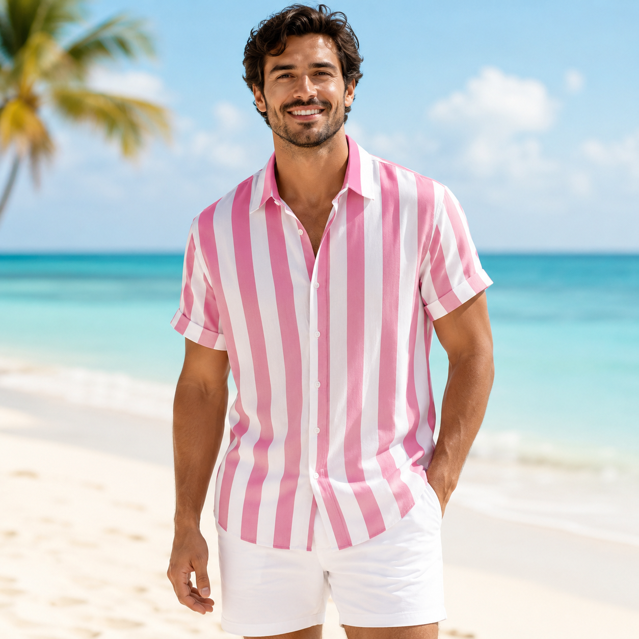 Chemise hawaïenne homme Brise Candy