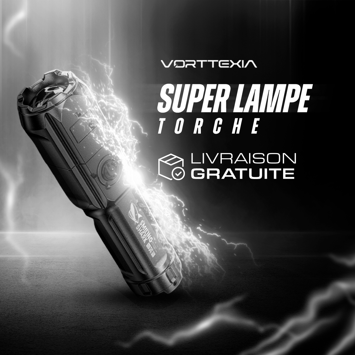 Laser Flash - Super lampe torche avec 10 000 lumens