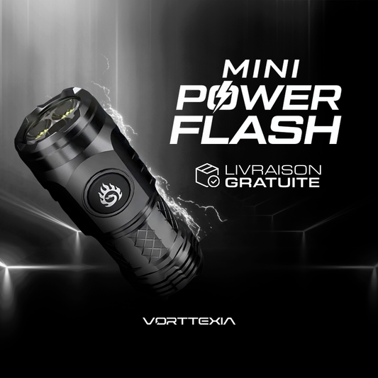 Mini Power Flash - Mini Lampe Torche Tactique Portable Indestructible