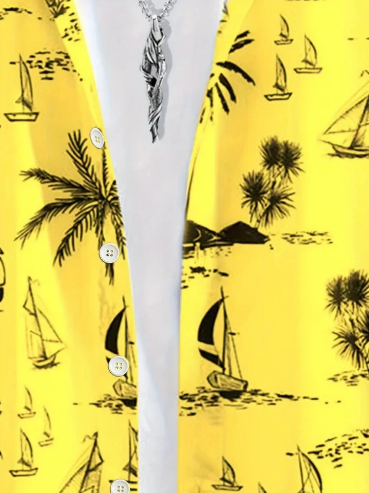 Chemise hawaïenne homme Voile du Sud
