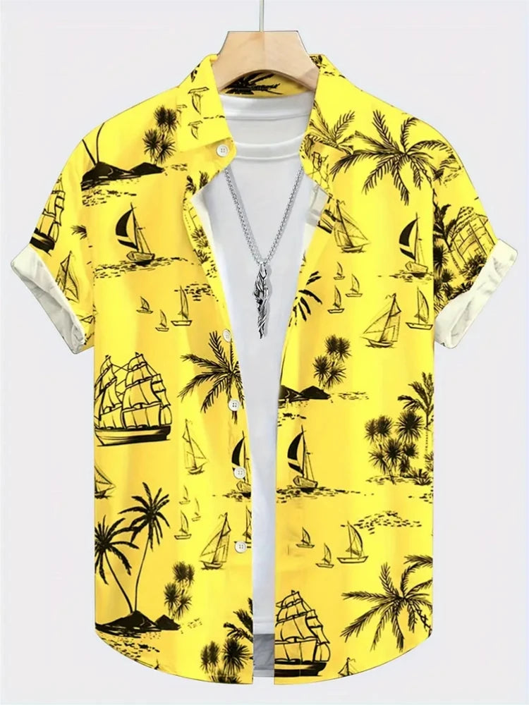 Chemise hawaïenne homme Voile du Sud