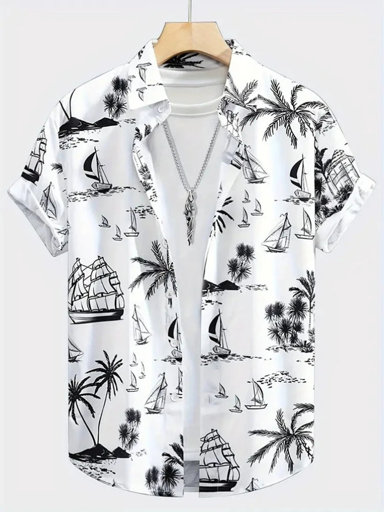 Chemise hawaïenne homme Voile du Sud