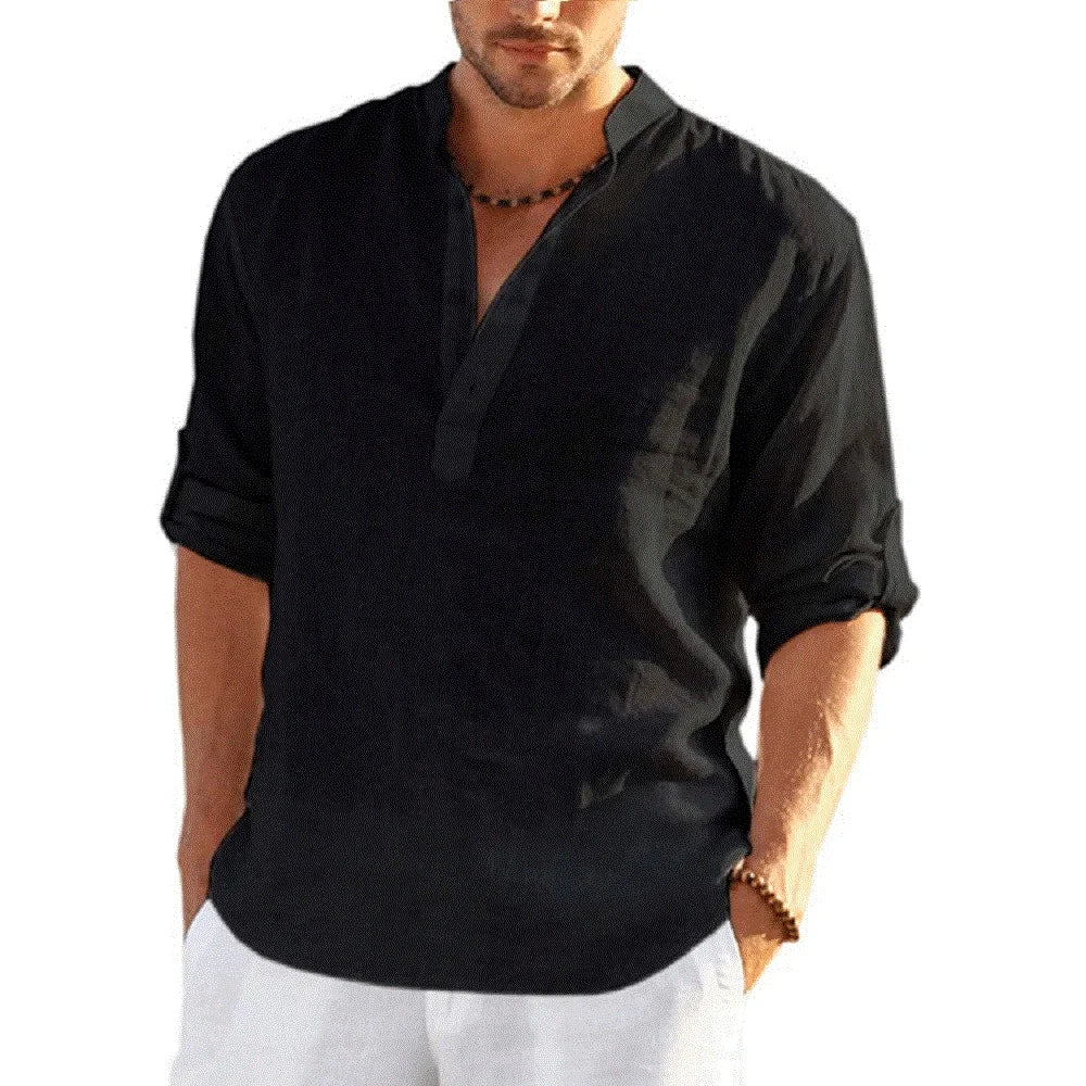 Chemise en lin homme Vent Libre