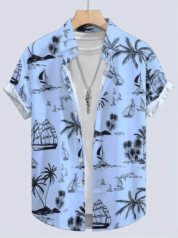 Chemise hawaïenne homme Voile du Sud