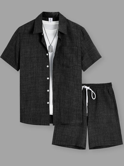 Ensemble en lin homme Terre Franche