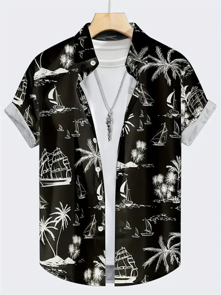 Chemise hawaïenne homme Voile du Sud