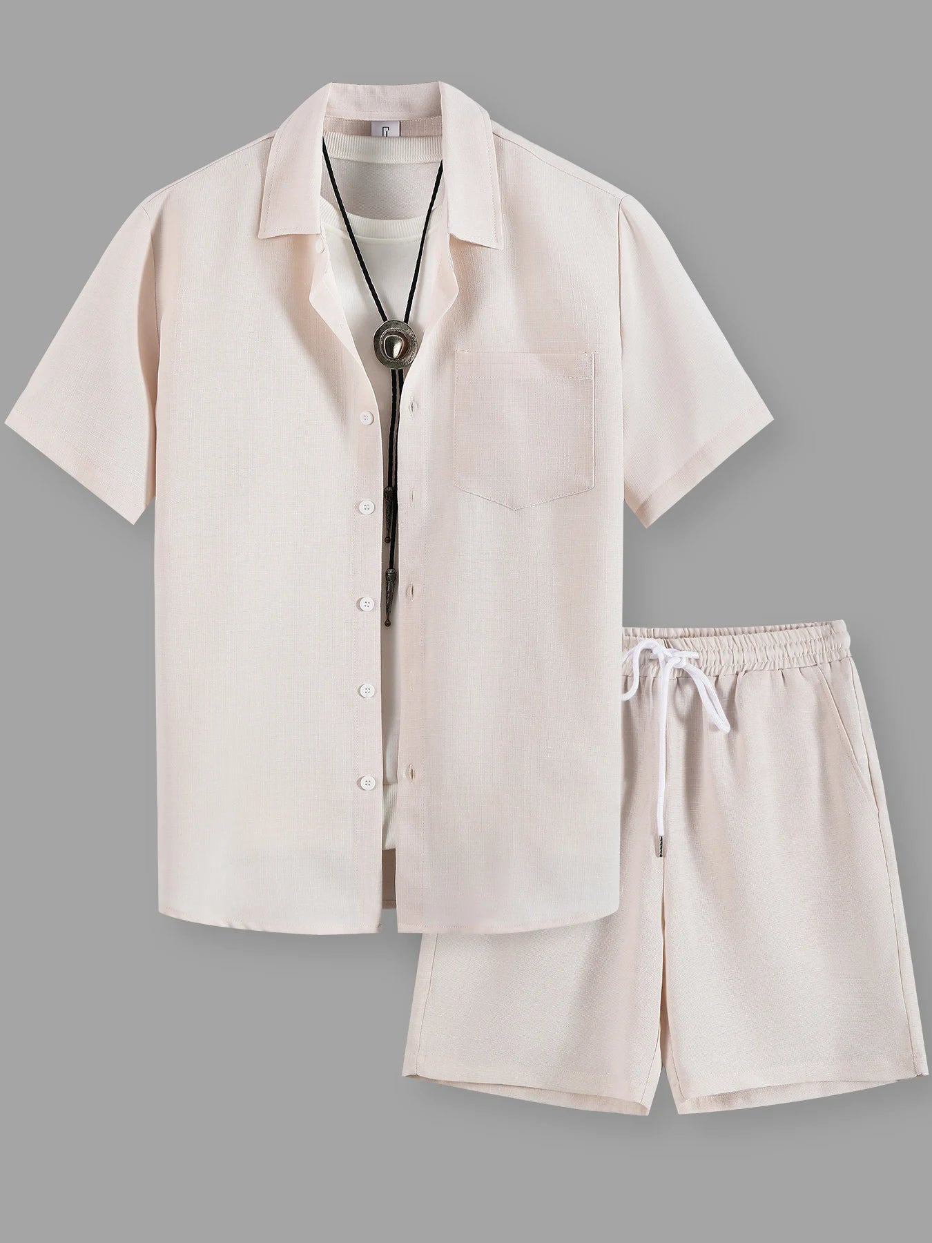 Ensemble en lin homme Terre Franche