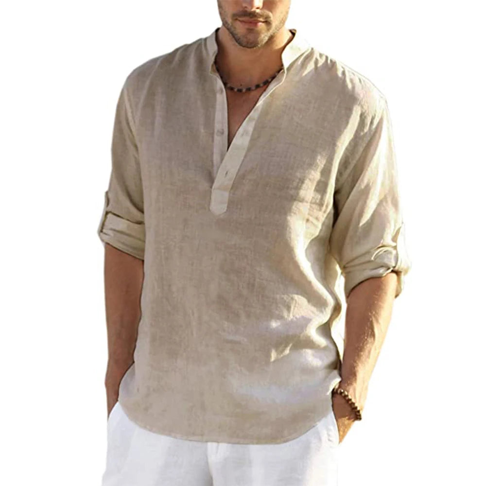 Chemise en lin homme Vent Libre