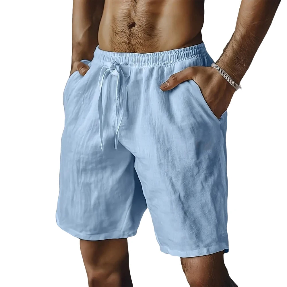 Short en lin homme Côte Sereine