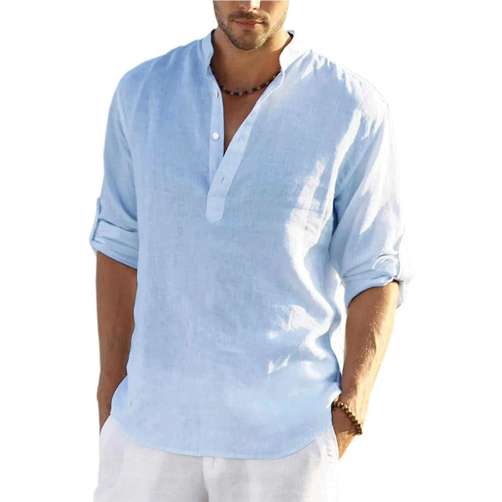 Chemise en lin homme Vent Libre