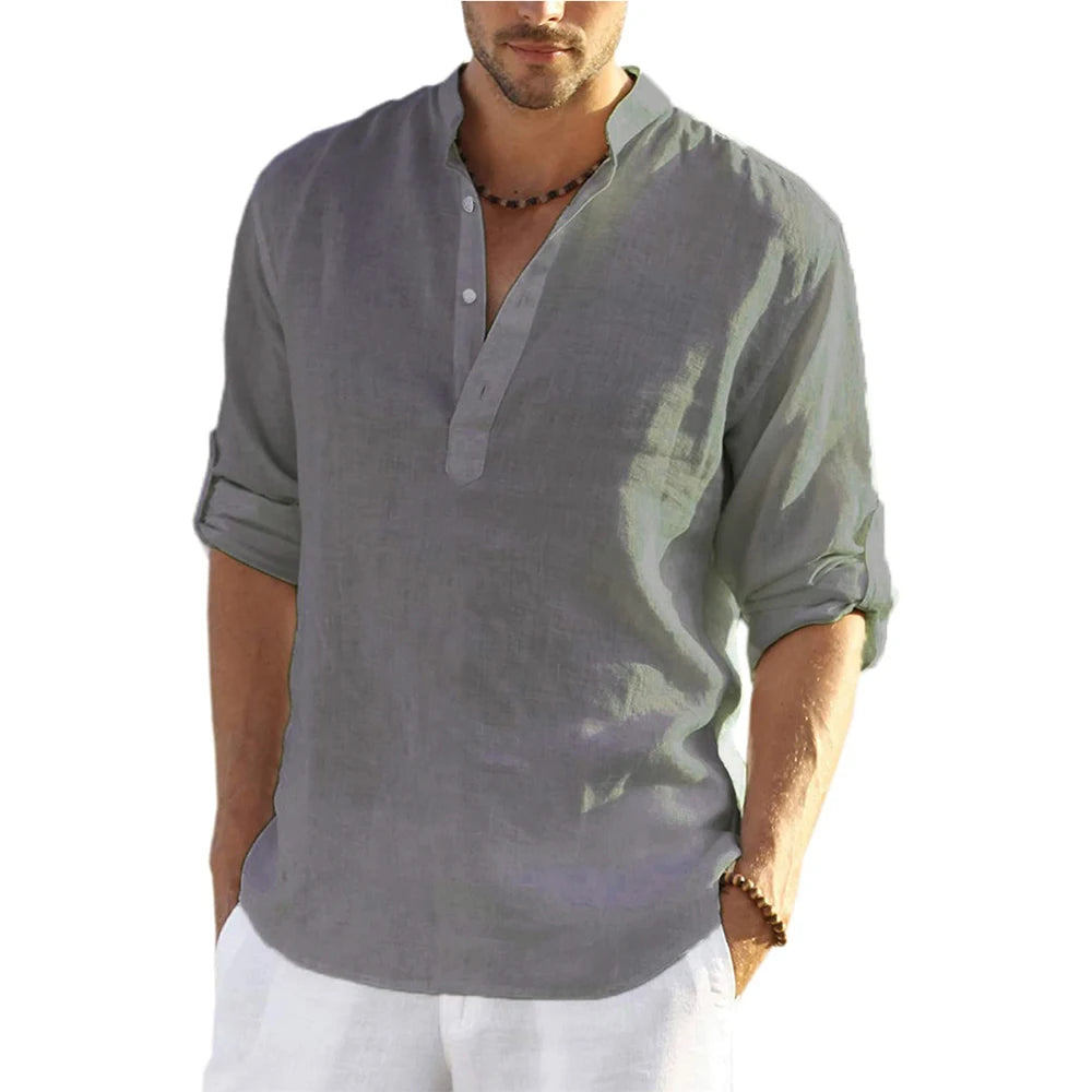 Chemise en lin homme Vent Libre