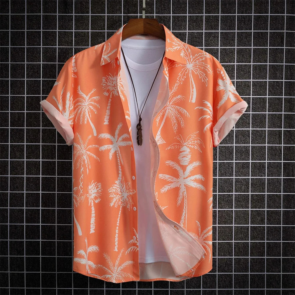 Chemise hawaïenne homme Île Dorée